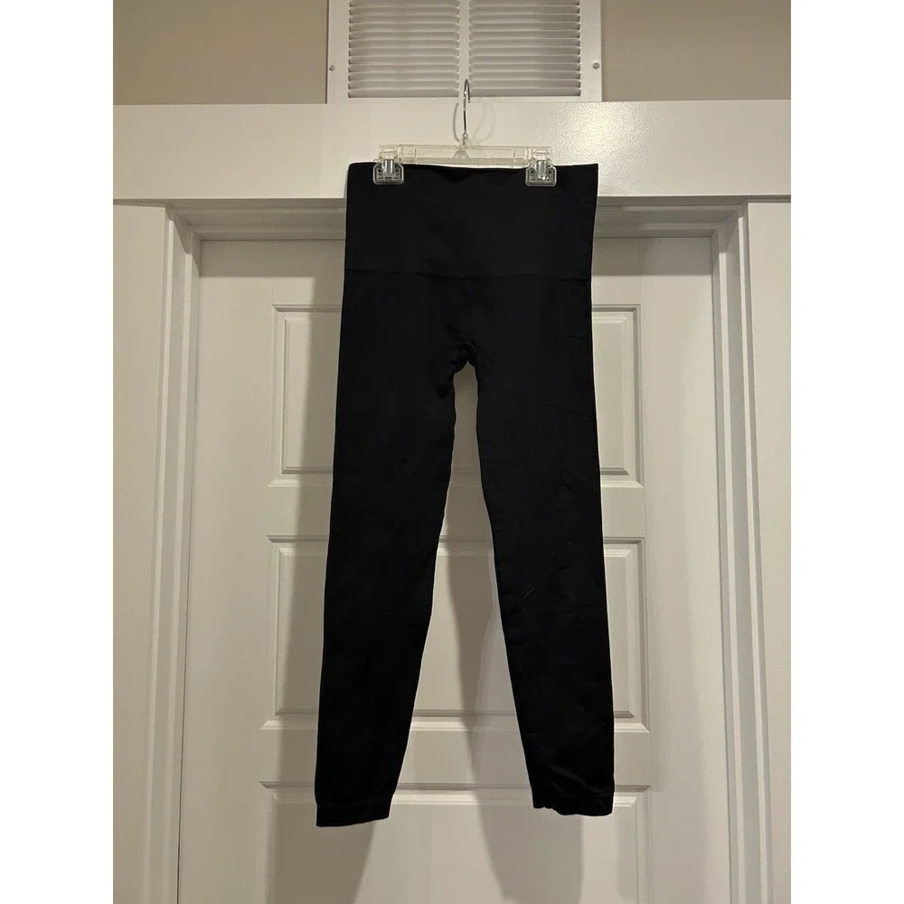 Spanx Look At Me Now Seamless Leggings Yoga Pants Black XL Shaping Slimming - Picture 6 of 7
